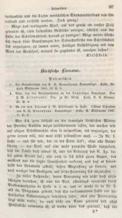 67-70 Kirchliche Literatur