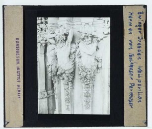 Dresden, Zwinger : Wallpavillon, Hermen