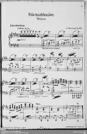 Musikbeilage zum Salonblatt