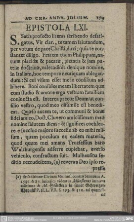 Epistola LXI