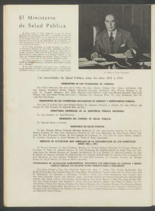 El Ministerio de Salud Pública