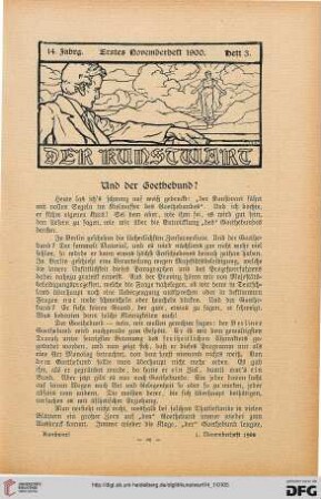 Und der Goethebund?