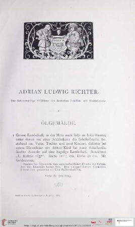 Adrian Ludwig Richter (Nr. 1 - 95)