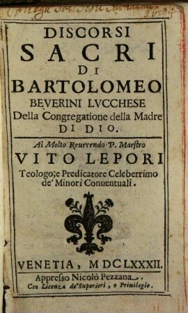 Discorsi sacri