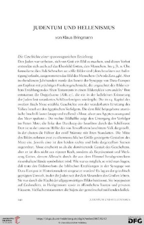 Judentum und Hellenismus