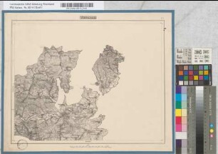 [Topographische Karte 1 : 80.000 von Rheinland und Westfalen-Generalstabskarte -]. Wetzlar. Nr. 3. LF 26° B 50°30'. grav. Schönknecht.
