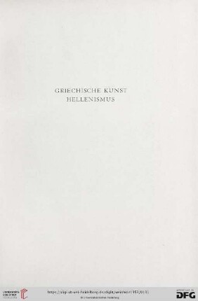 Griechische Kunst - Hellenismus