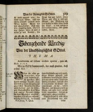 329-345, Siebenzehende Predigt