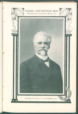 General José Inocencio Arias - Gobernador de la Provincia de Buenos Aires