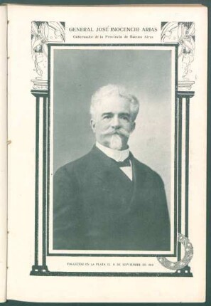 General José Inocencio Arias - Gobernador de la Provincia de Buenos Aires