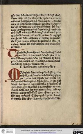 Tenenda circa materiam penitentie.