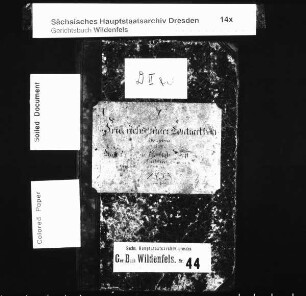 Gerichtshandelsbuch von Friedrichsgrün (bei Zwickau), Bd. 3