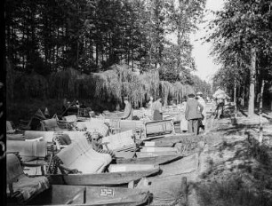 Spreewald. Kähne