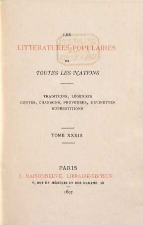 De la vie à la mort, 1