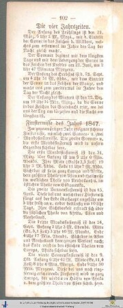 Die vier Jahrszeiten.