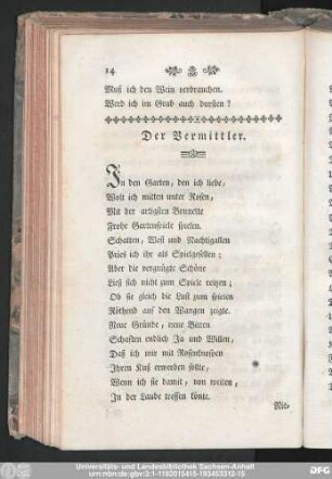 Der Vermittler.