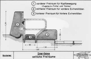 Sperrboxe seitliche Freiräume