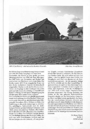 Abb. 9: Gut Rixdorf - eindrucksvolles Reetdach-Ensemble (Alle Fotos: Arnulf Reinke)