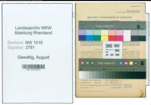 Entnazifizierung August Gewaltig , geb. 31.01.1886 (Friseur)