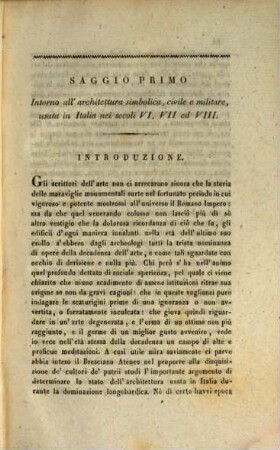 Della condizione economica, morale e politica degl'Italiani nei bassi tempi, 1. (1828)