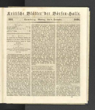 232. 8. Dezember 1834