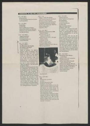Programm Sendetag WDR, 30. Mai 1991