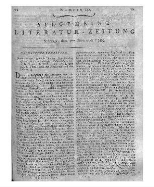 Det Kongelige Videnskabers Selskab : Nye samling af det Kongelige Videnskabernes Selskabs skrifter. - København : Guldendal Deel 3. 1788 Hauptsacht. anfangs: Nye samling af det Kongelige Videnskabers skrifter