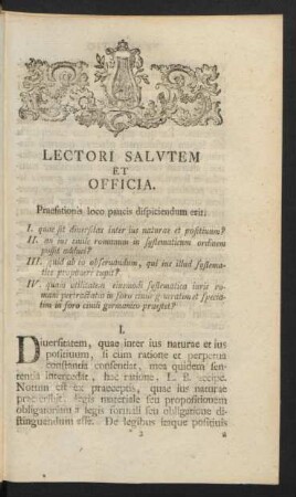 Lectori Salutem Et Officia.