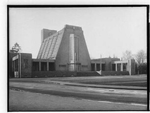 Krematorium Ohlsdorf (Hamburg-Ohlsdorf): Gebäudeteilansicht : SchumacherWV Nr. 280