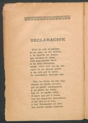 Declaración