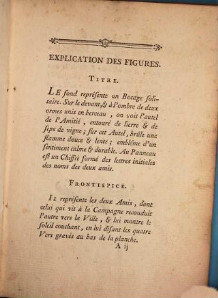 L'Heureux Jour : Epître A Mon Ami