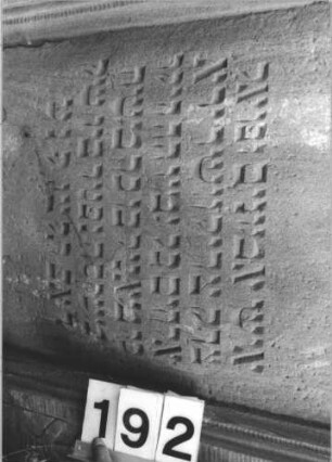 Grabstein 192 (Detailaufnahme)