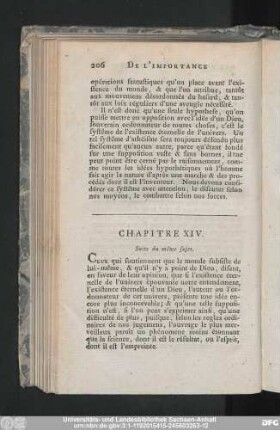 Chapitre XIV. Suite du même sujet.