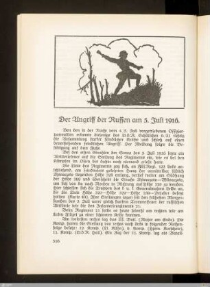 Der Angriff der Russen am 5. Juli 1916