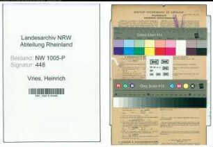 Entnazifizierung Heinrich Vries , geb. 30.07.1892 (Stadtinspektor)