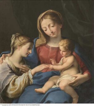 Mystische Vermählung der heiligen Katharina von Siena mit Christus