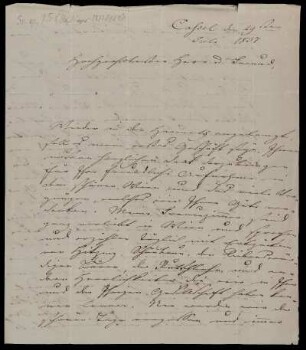 Brief von Louis Spohr an Tobias Haslinger