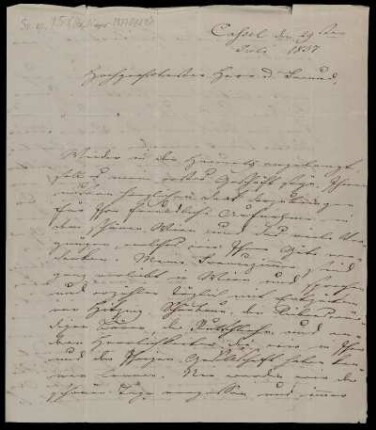 Brief von Louis Spohr an Tobias Haslinger