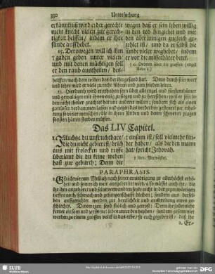 Das LIV Capitel