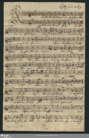 Canto Secondo in Rip[ieno].