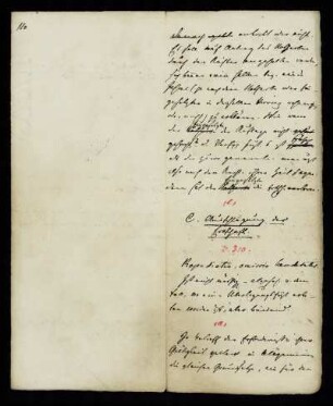 C. Ausschlagung der Erbschaft. § 310