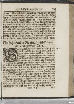 Am sechzehenden Sontage nach Trinitatis