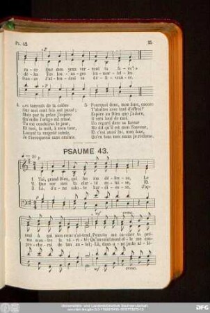 Psaume 43.