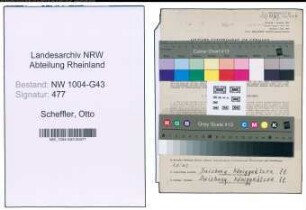 Entnazifizierung Otto Scheffler , geb. 17.12.1894 (Arbeiter)