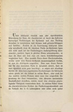 Ein Fall von Ichthyosis congenita