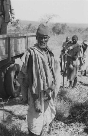 Männerportrait (Äthiopienreise 1937/1938 - 1. Fahrt: von Dire Dawa durch das Somali-Hochland nach Addis Abeba)