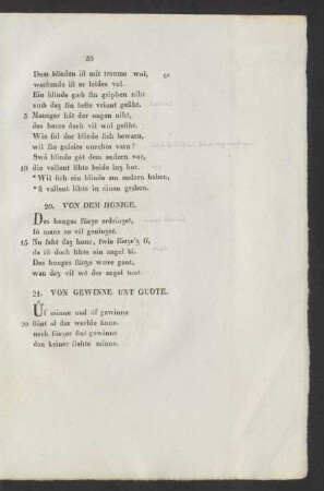 21. Von Gewinne Unt Guote.
