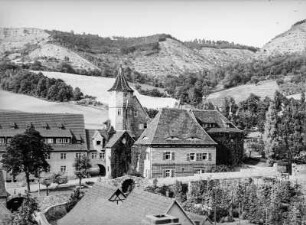 Jena-Lobeda, Schloss gegen die östlichen Saalehöhen