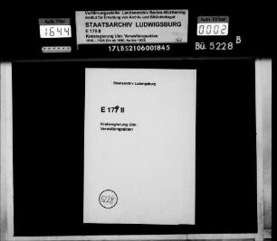 Gemeinderechtsverhältnisse in Unterschwarzach mit Adelshofen, Knetzenweiler, Truilz und Wolfartsweiler