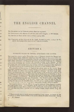 THE ENGLISH CHANNEL